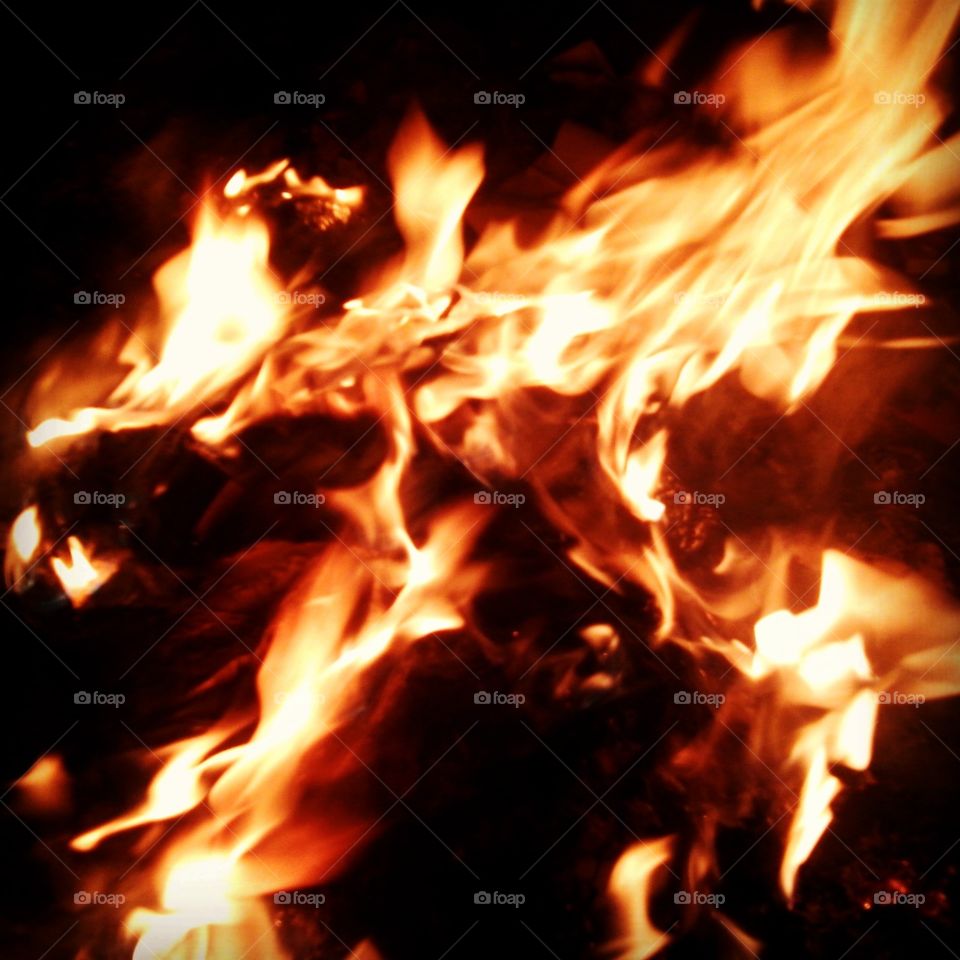 Flame, Fireplace, Bonfire, Hot, Heat