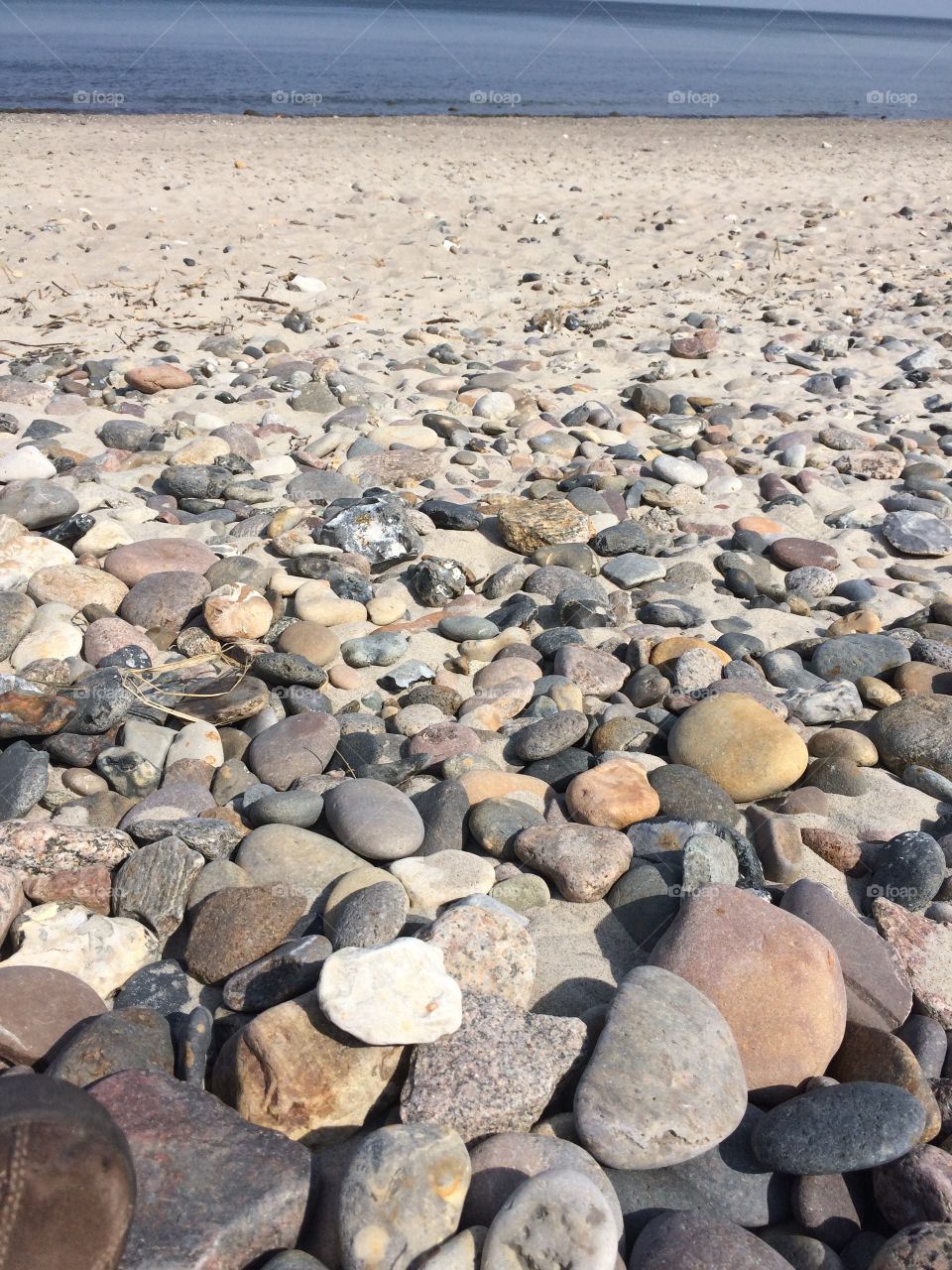 Beach, No Person, Water, Stone, Nature