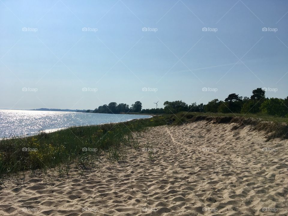 Beautiful day on the beach 