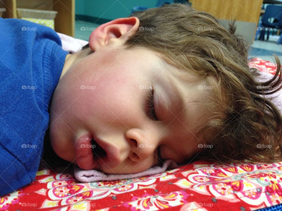 Nap time at preschool 