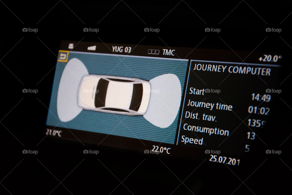 journey computer in car