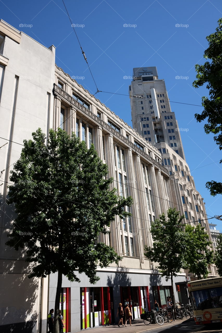 Buildings in Antwerp