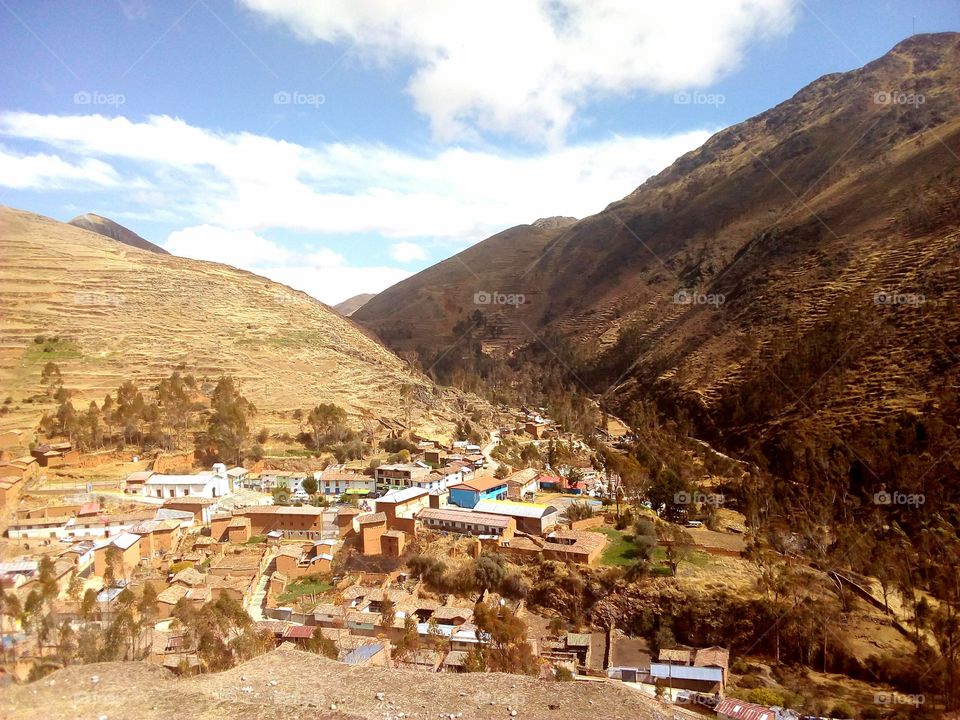 Desde lo alto Ricrán-Jauja-Junin-Peru