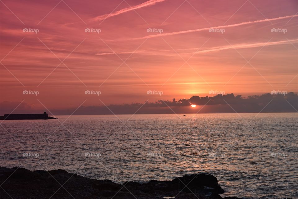 Sunrise in the Mediterranean