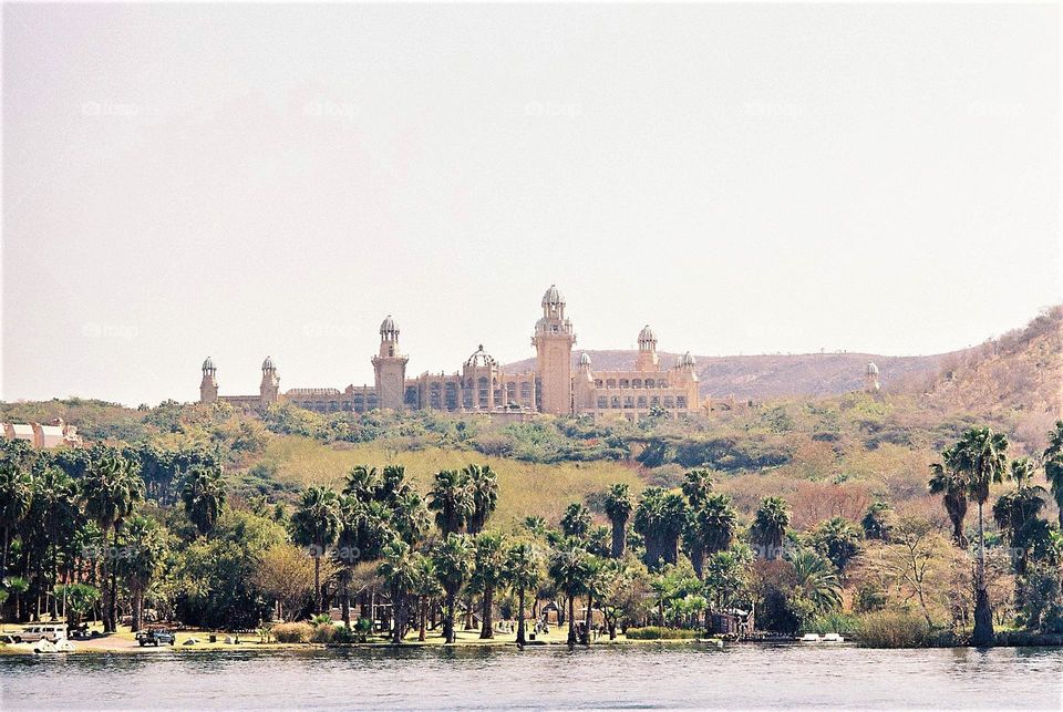 the palace of the lost city.south Africa. 35mm Canon film camera.