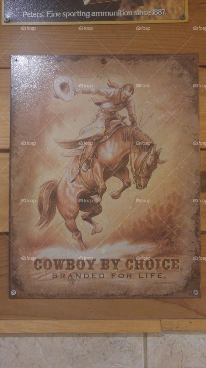 vintage sign western