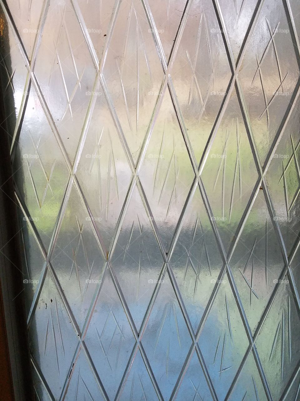 glass  textured window