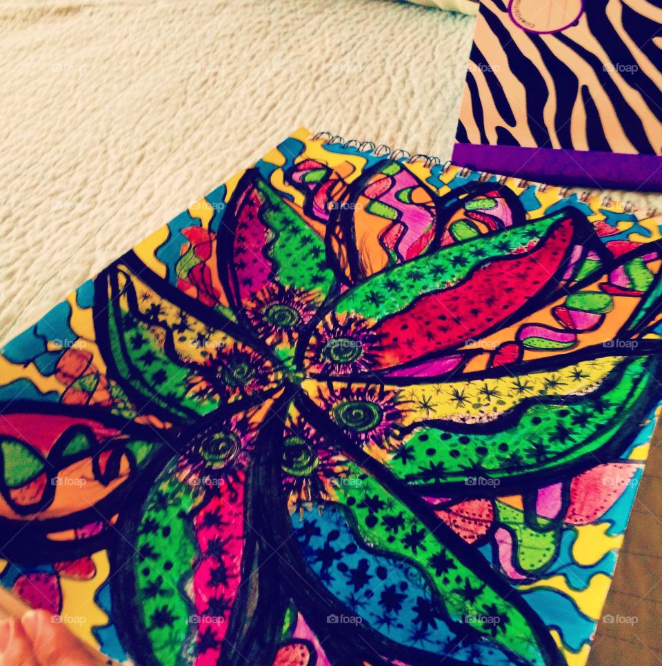 drawing my signature flower ;)