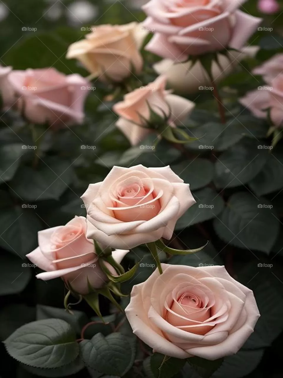 Beautiful pink roses