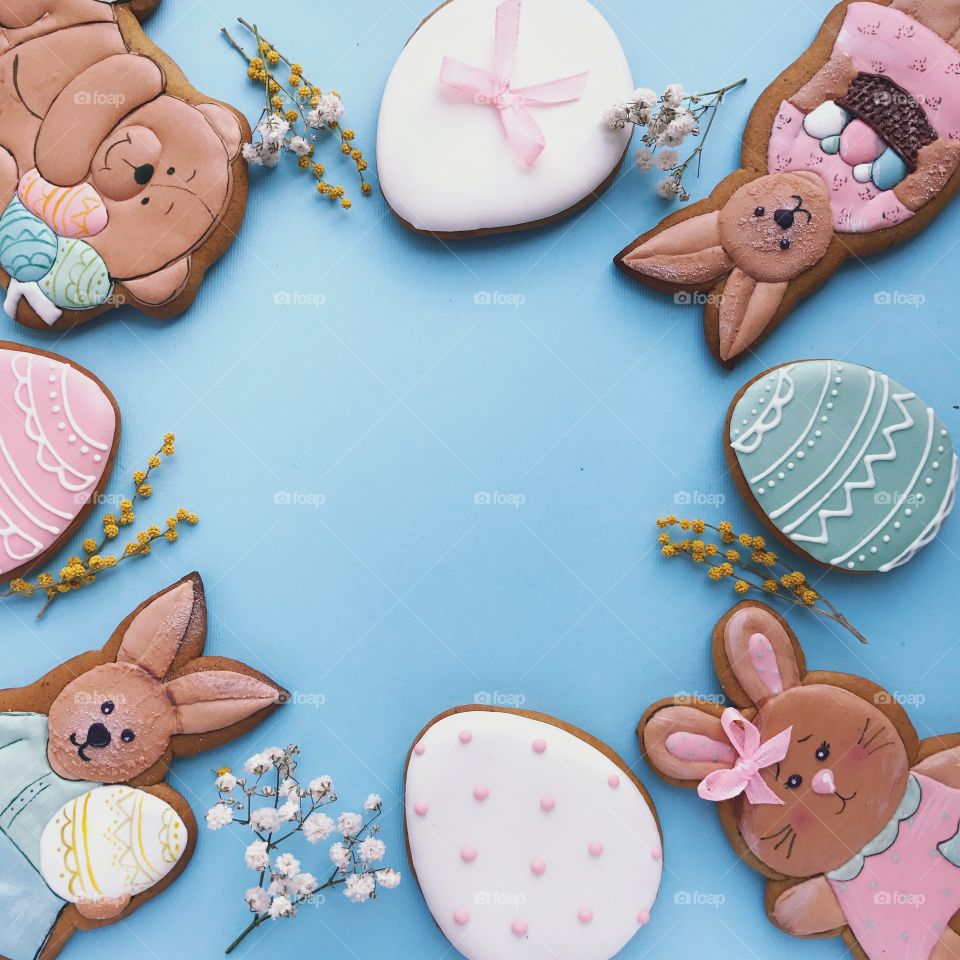 Happy Easter cookies. 