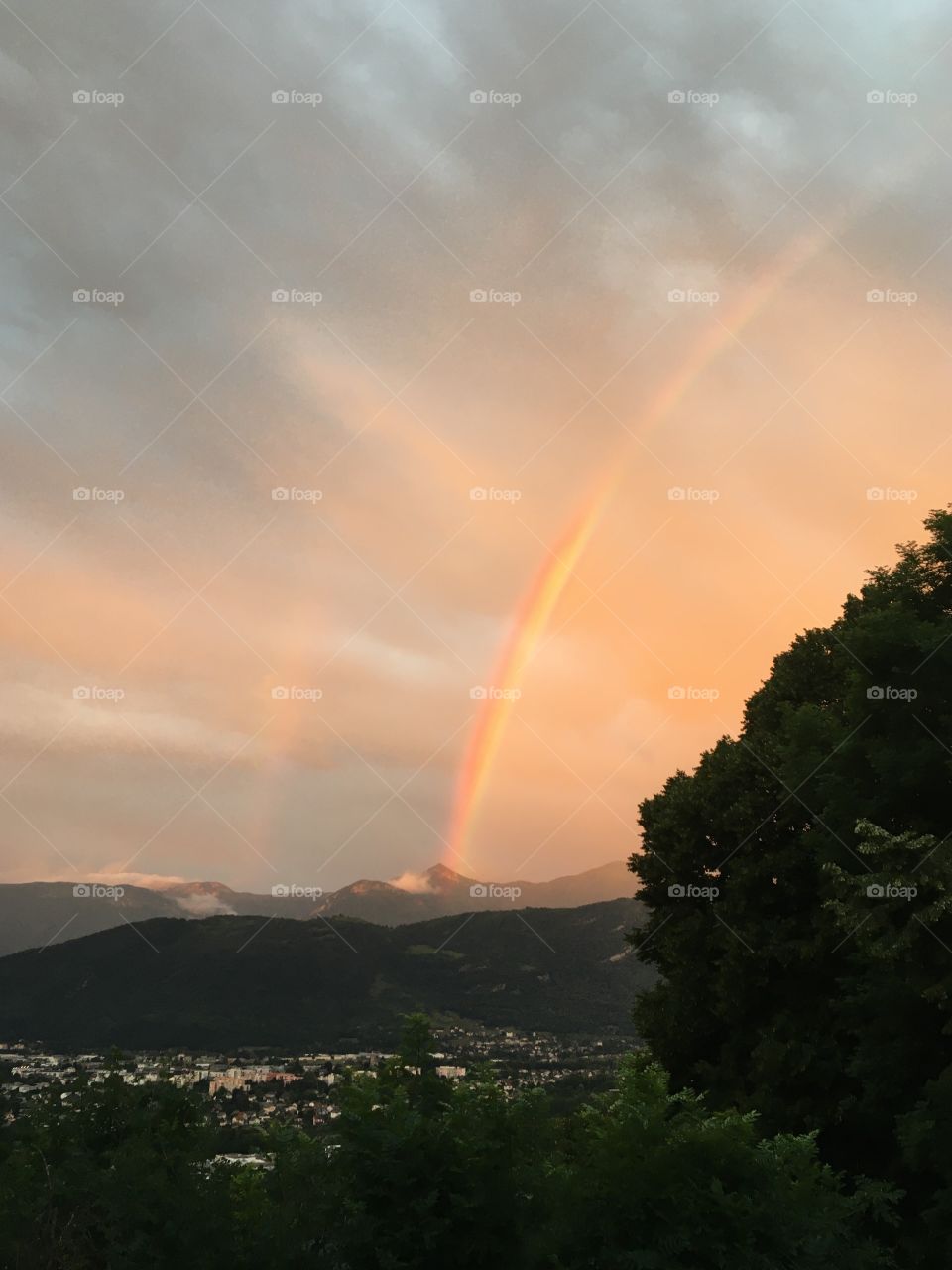 Evening rainbow 