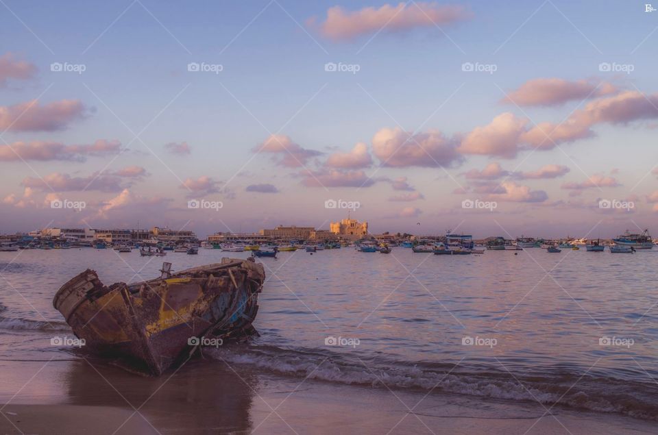 The sea in Mediterranean Bride 
Alexandria  
& The Citadel 