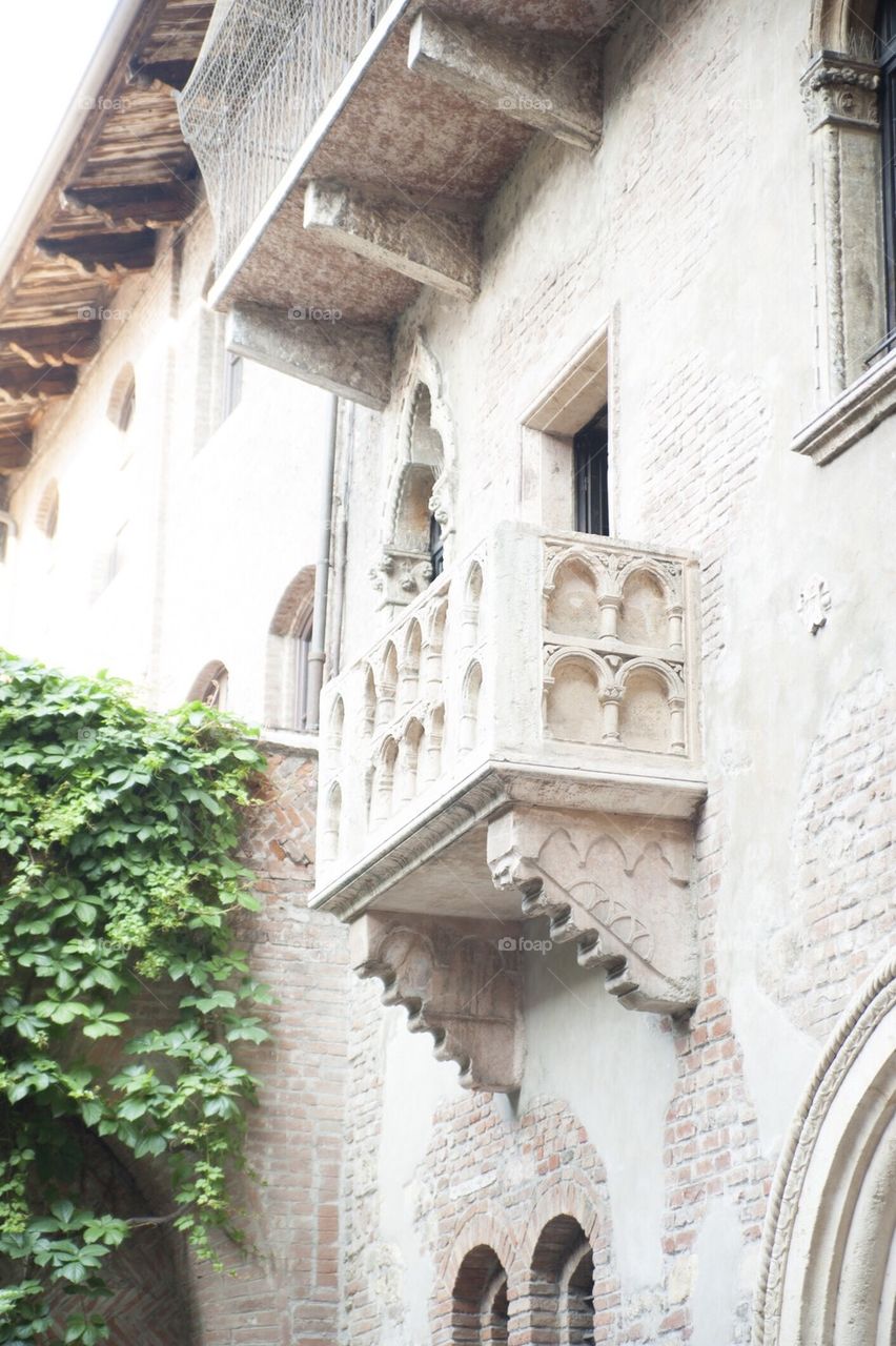 Romeo and Juliet balcony in Verona 