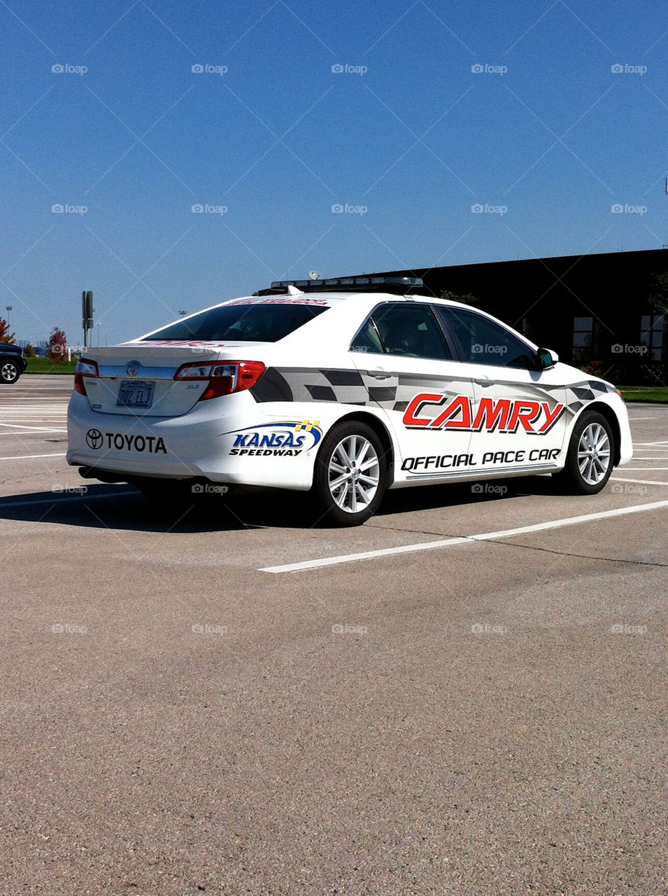 The official pace car of the Kansas Speedway.