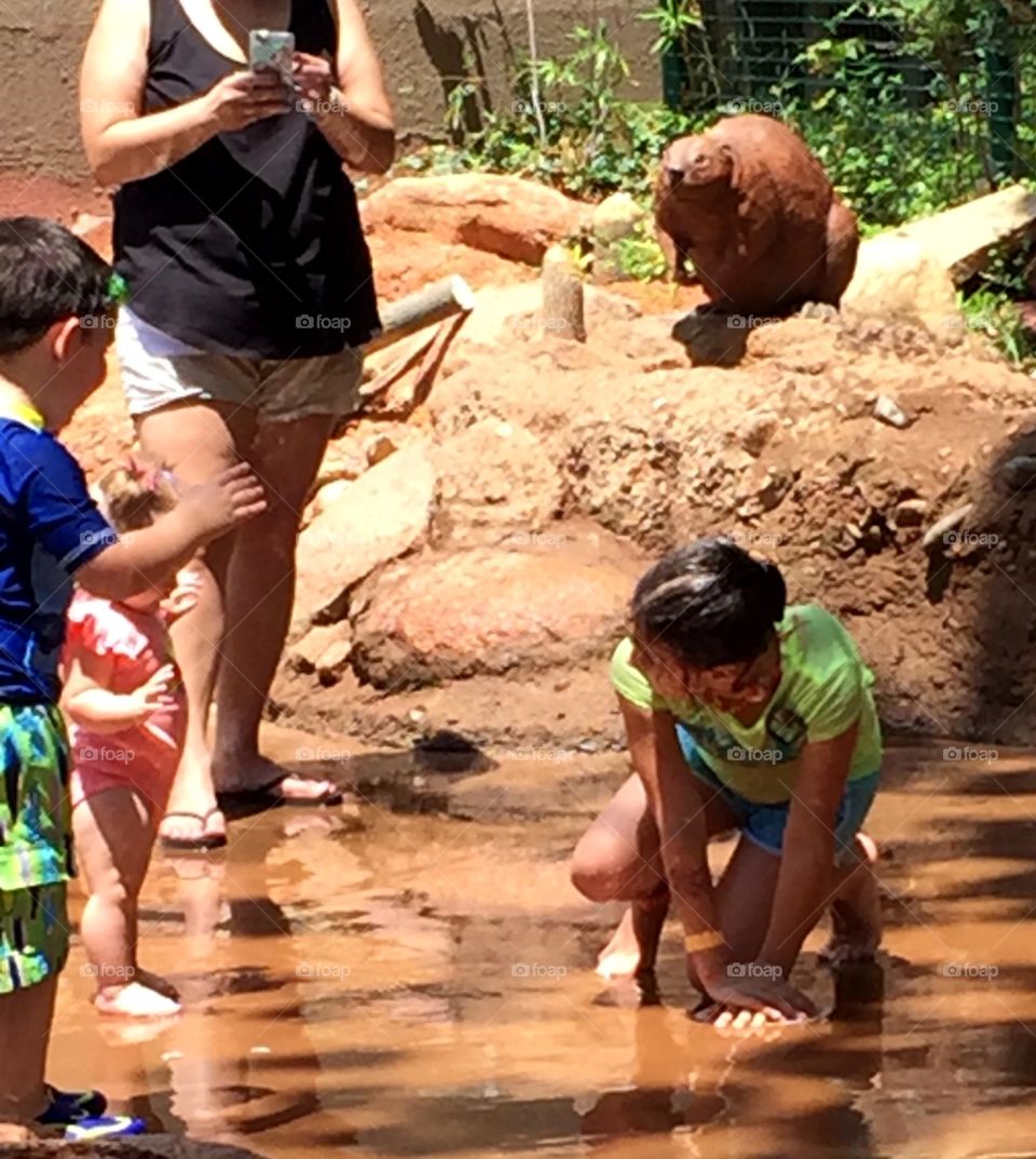 Splash pad fun