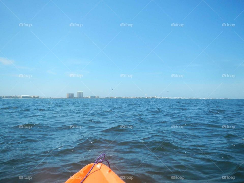 Kayak view open space