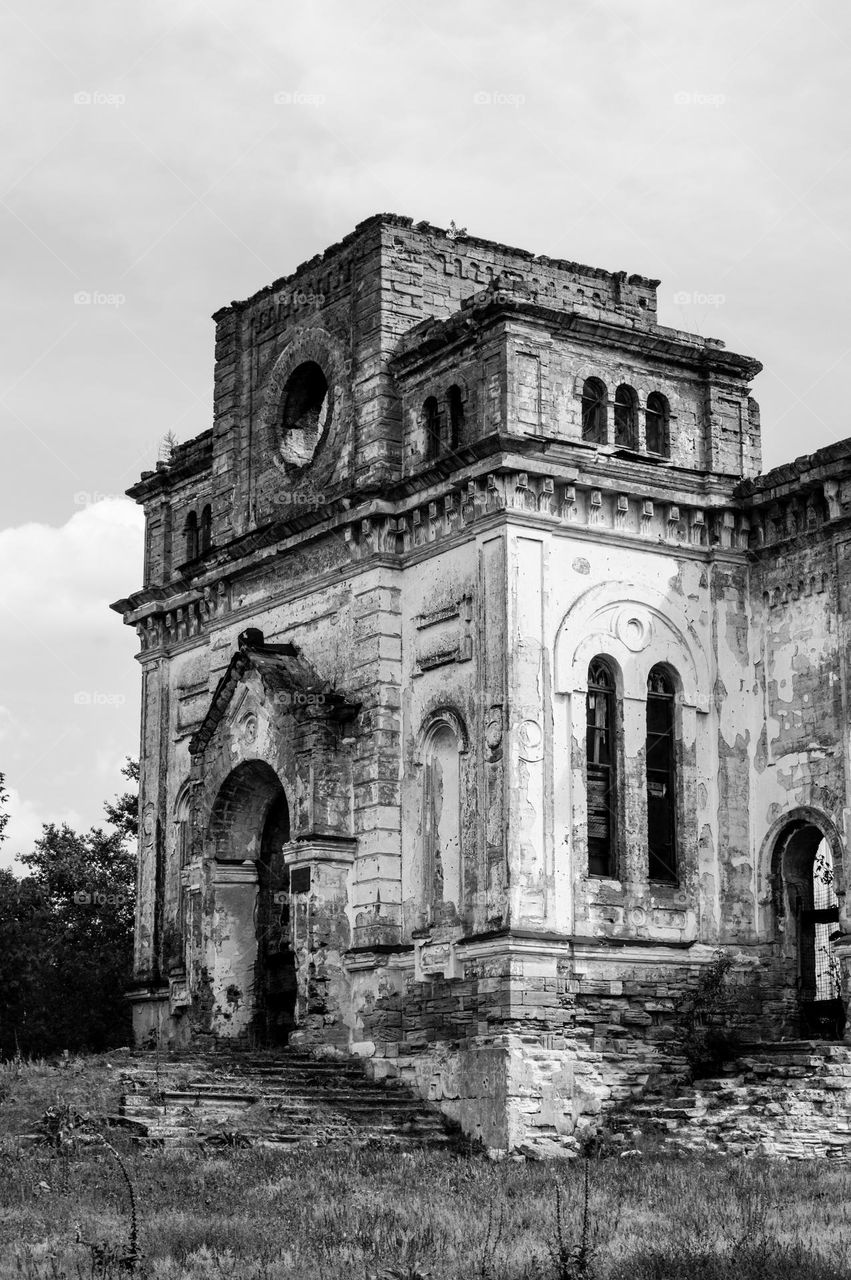 Ruins of the Cathedral of the Holy Trinity (Odessa region, Ukraine)