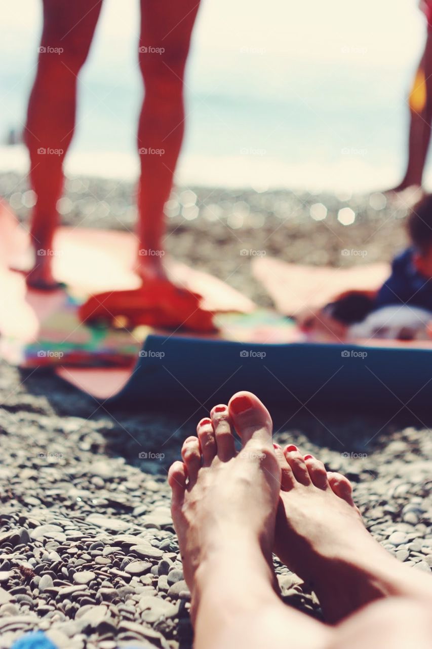 Beach, People, Woman, Travel, Foot