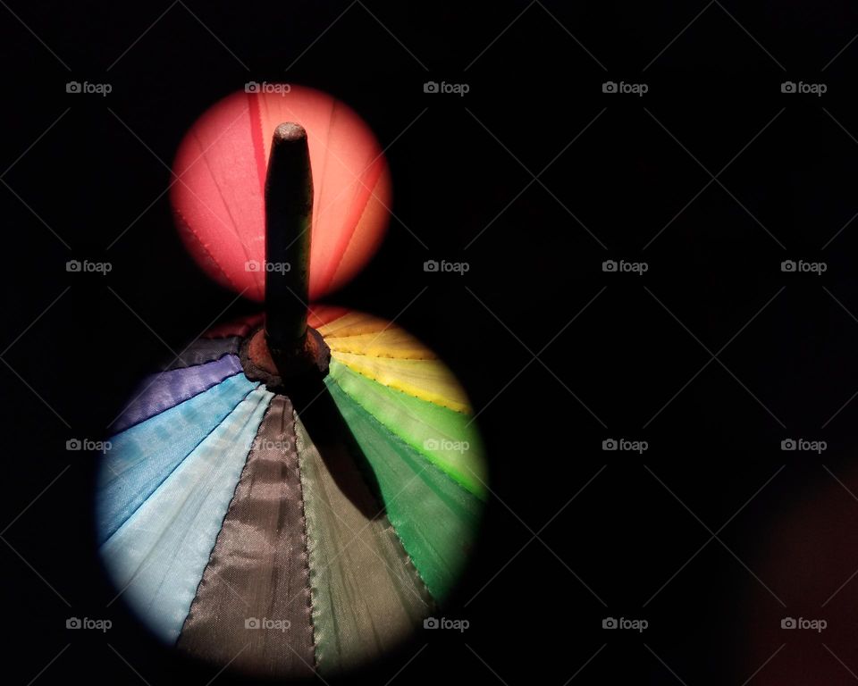 colorful in the dark