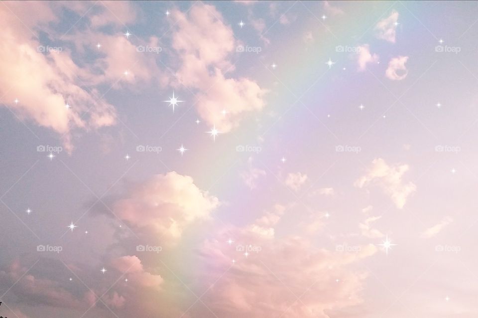 Pink magical sky ❣