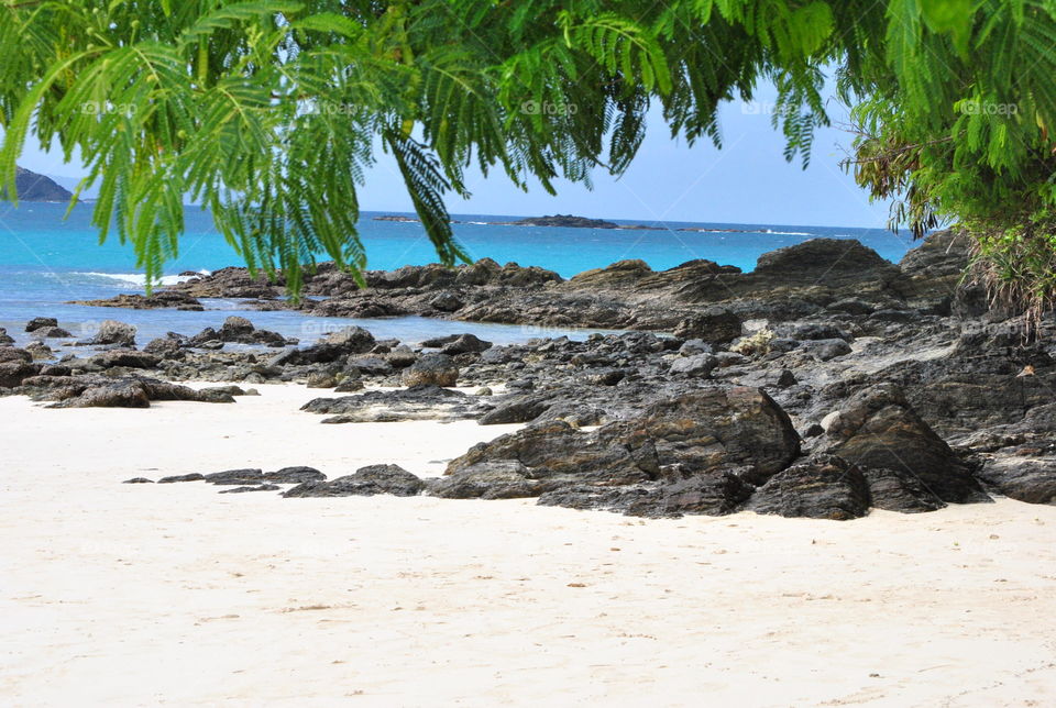 Scenic view of a beach