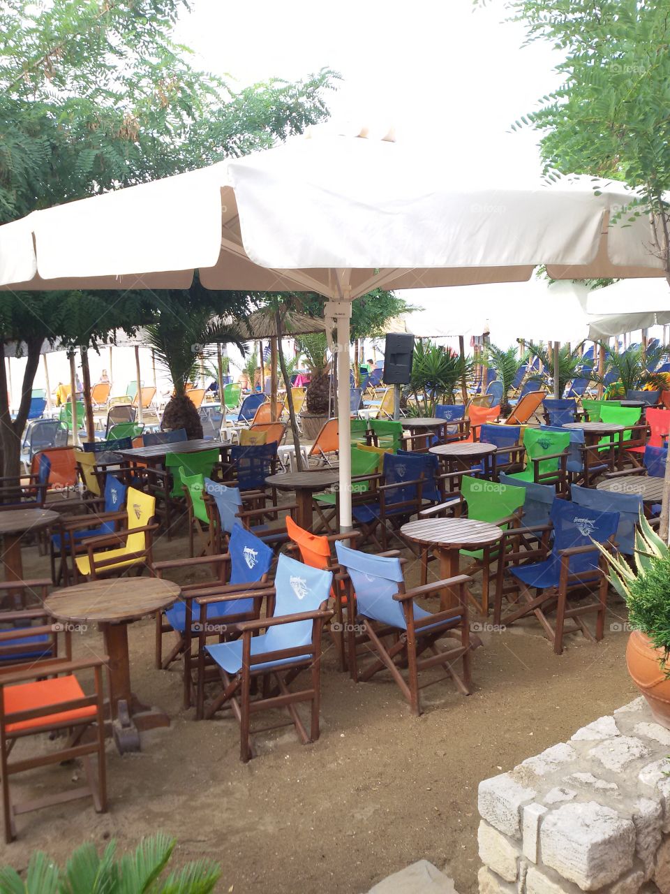 Restaurant on the beach