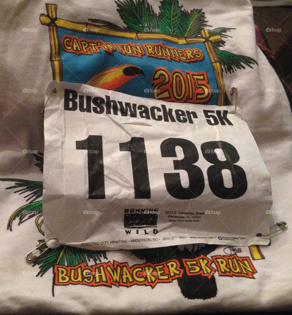 Bushwacker . Bushwacker 5k run, Pensacola Florida