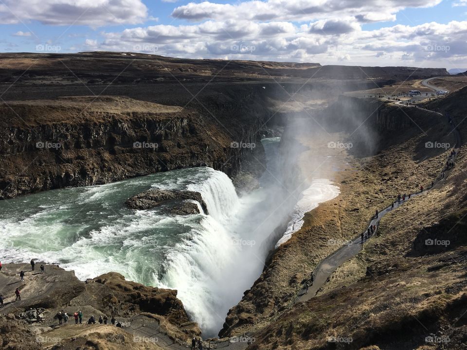 Gullfoss waterfall, Iceland 