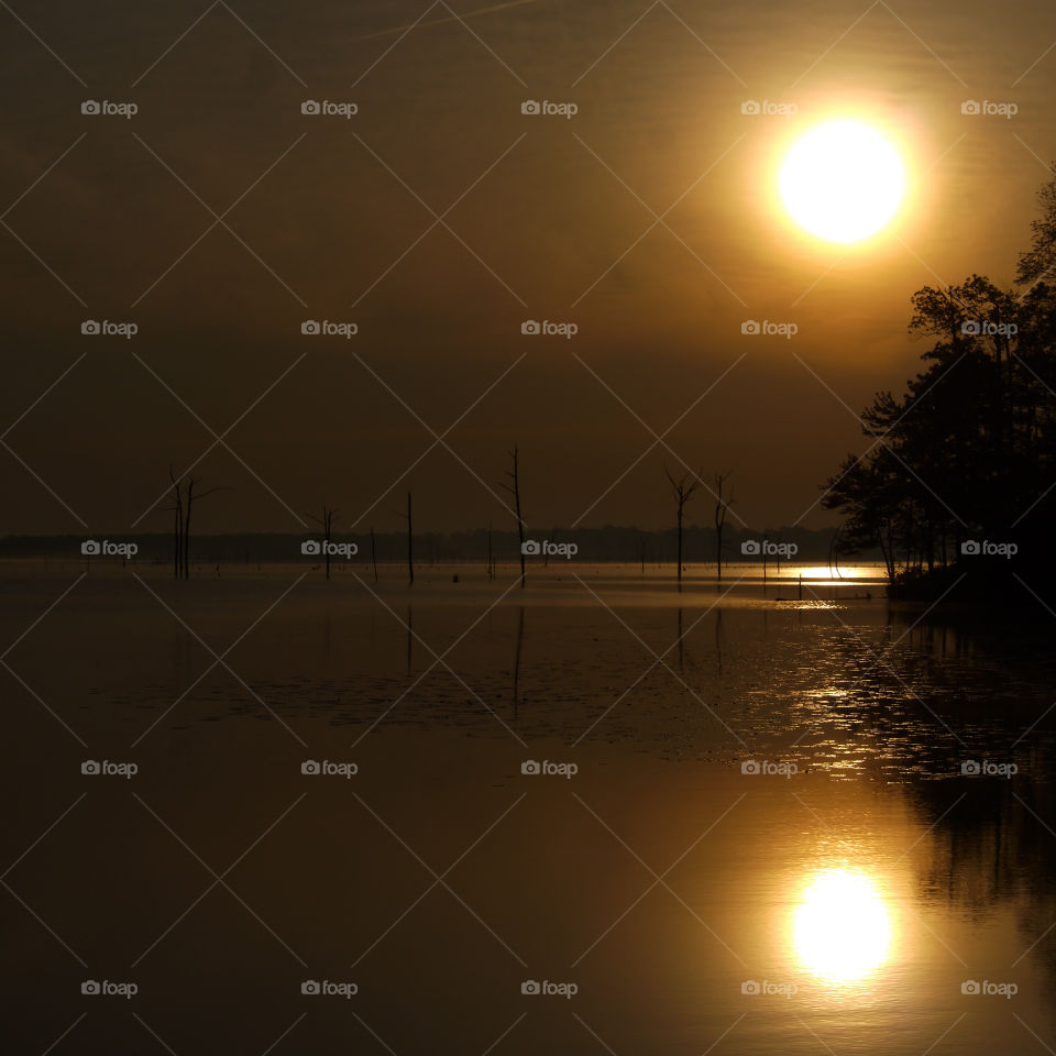 Sunrise over Cane Creek. This was at an Easter sunrise service