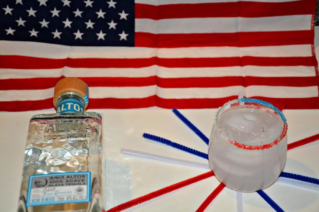 Liquids are cool - Patriotic Drinks - different liquids in different states and different situations.