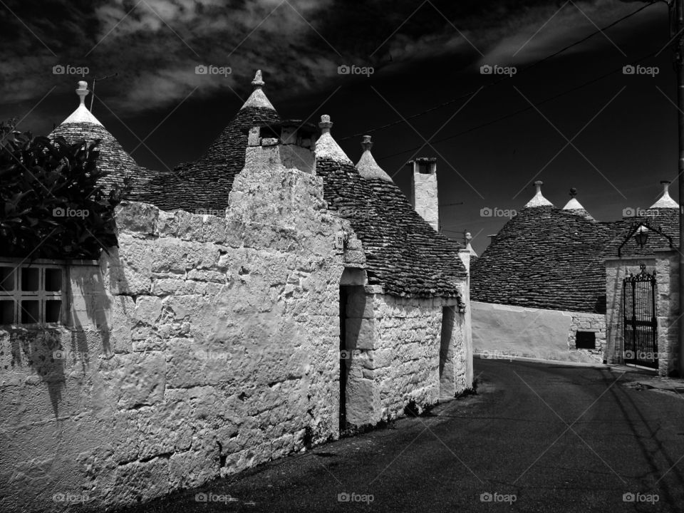 Trullo houses. Alberobello, southern Italy