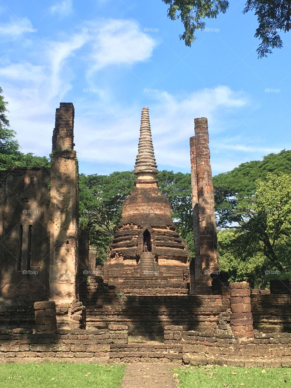 Wat nang phaya temple in Sukhothai, Thailand 