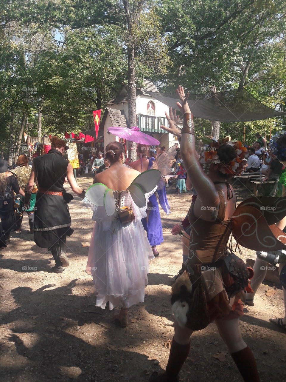 Renaissance Festival Fairies Dancing
