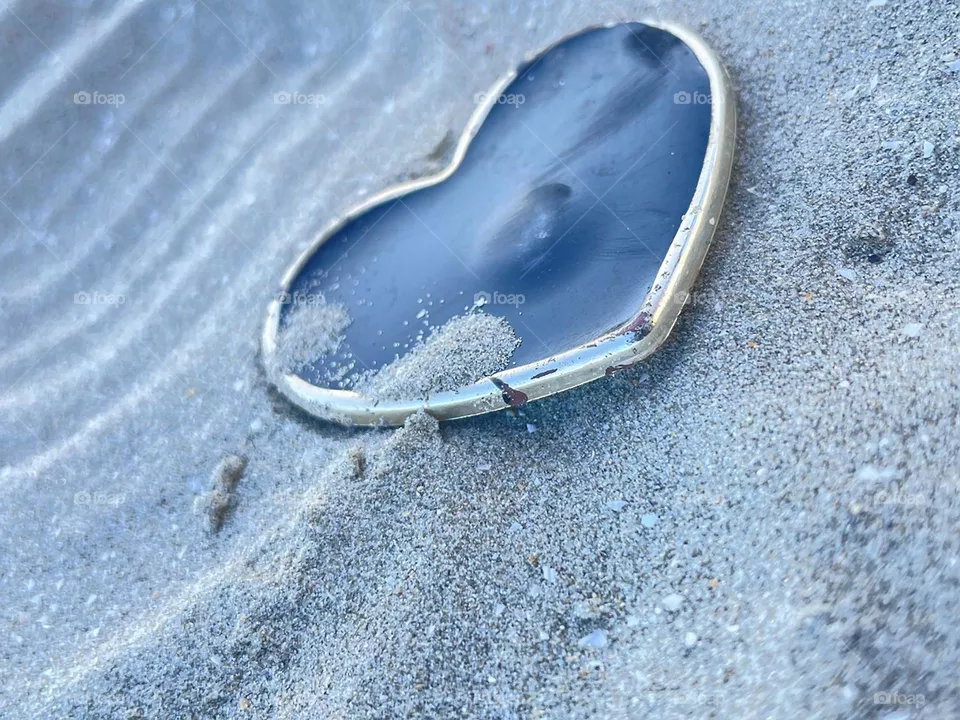 LOVE on the sand
