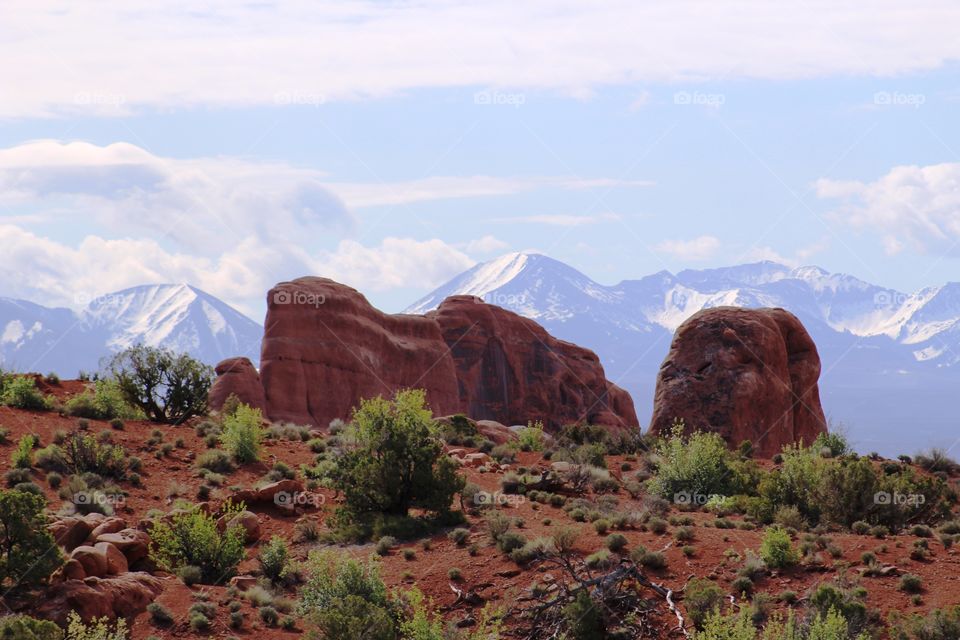 la sal and red sandstone