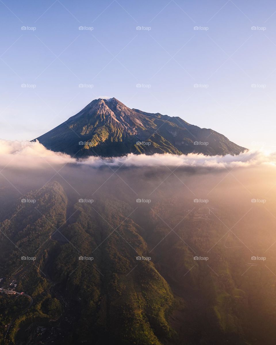 Merapi vulcano