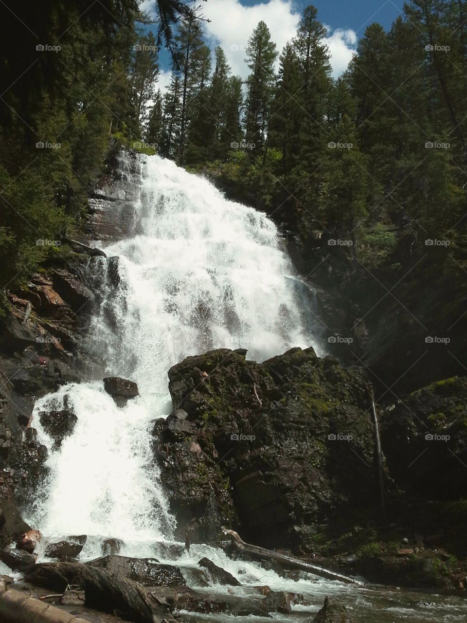 Waterfall Montana