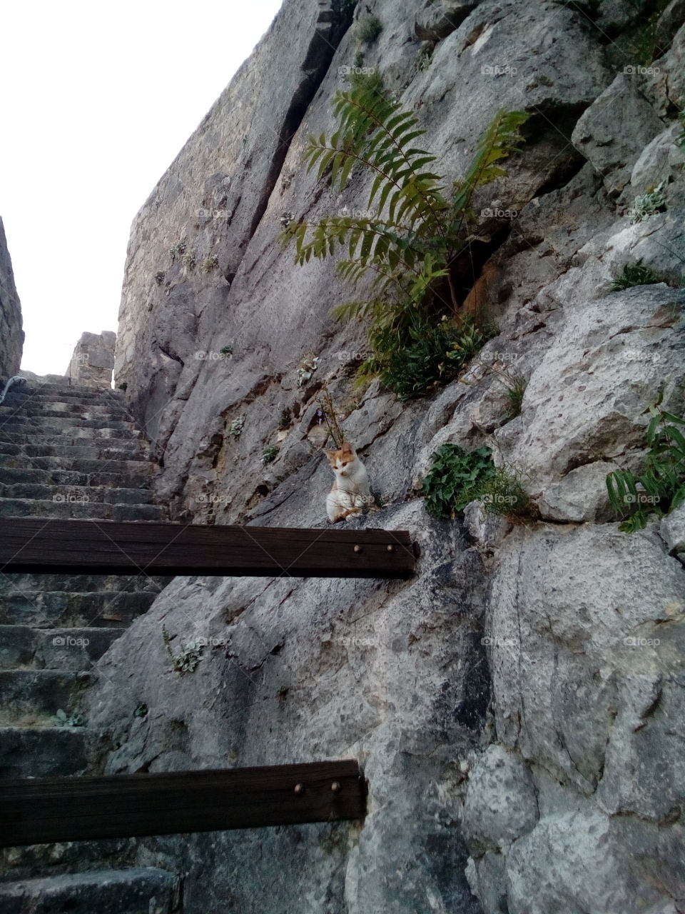 Stairs on fortress of Klis.