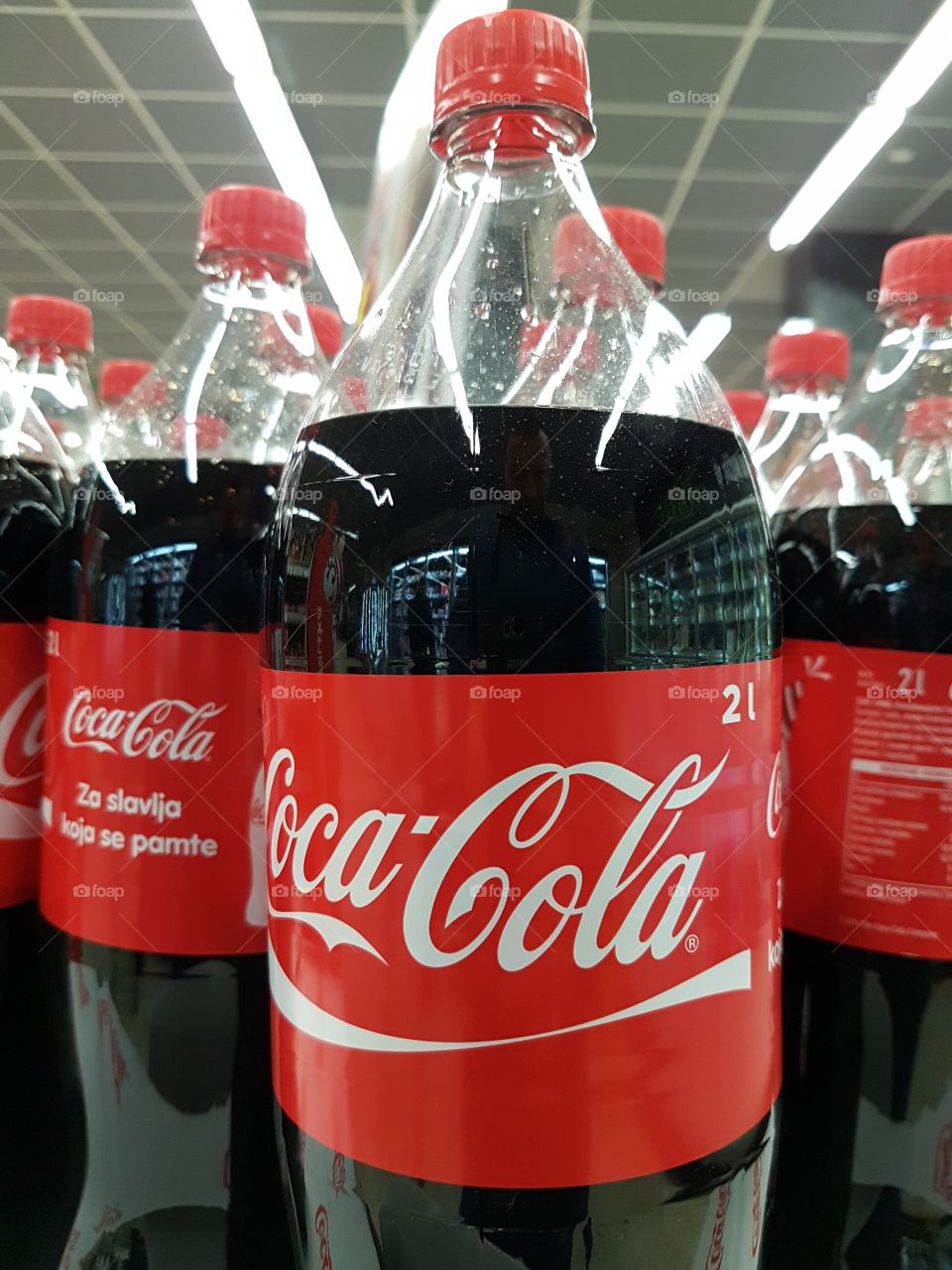 coca-cola drink, coca-cola factory bottle, pet, drink, supermarket