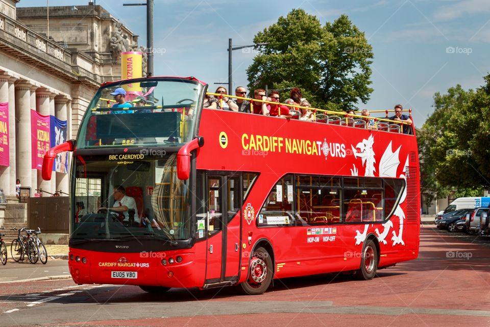 Cardiff sightseeing hop-on hop-off bus tour