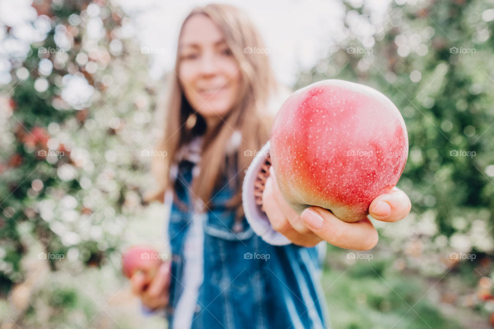 Picking fruit