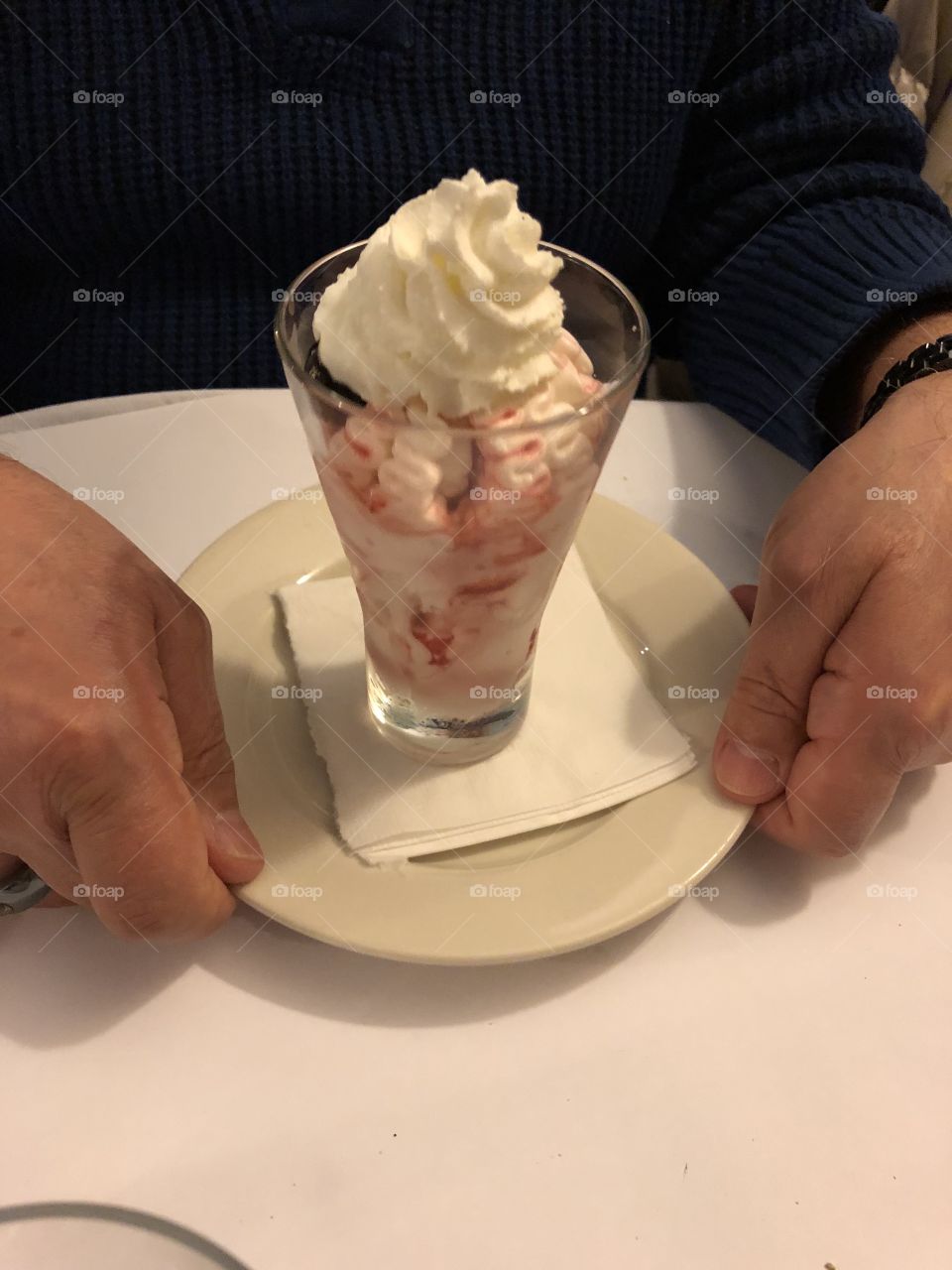 Cherry Ice cream dessert