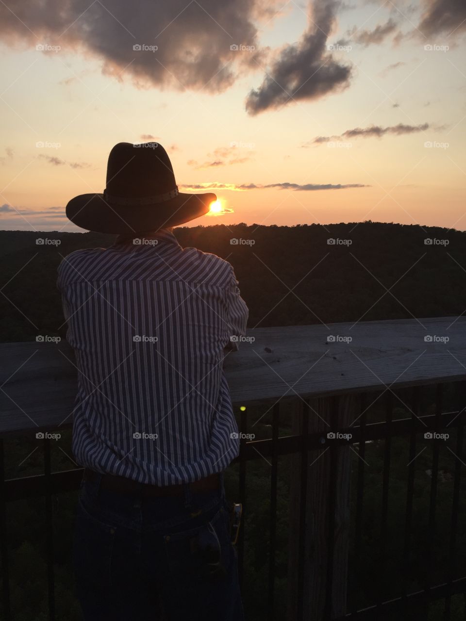 Sunset cowboy