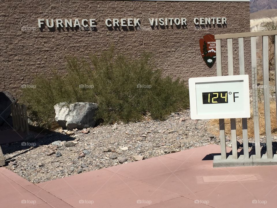 Tha place hottest in the united states.
Death valley temperature