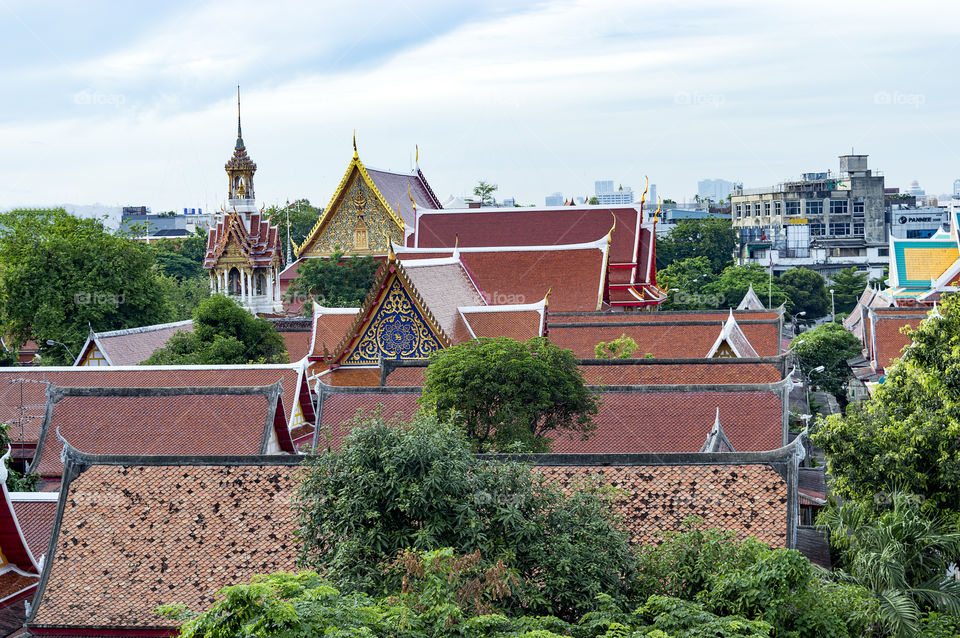 Bangkok [krūŋ tʰêːp mahǎː nákʰɔ̄ːn] in Thai, กรุงเทพมหานคร or กรุงเทพ Krung Thep, meaning "The city of angels" is the capital and the most populous city in Thailand. Strictly speaking, Bangkok is not the name of the capital, although foreigners use it universally