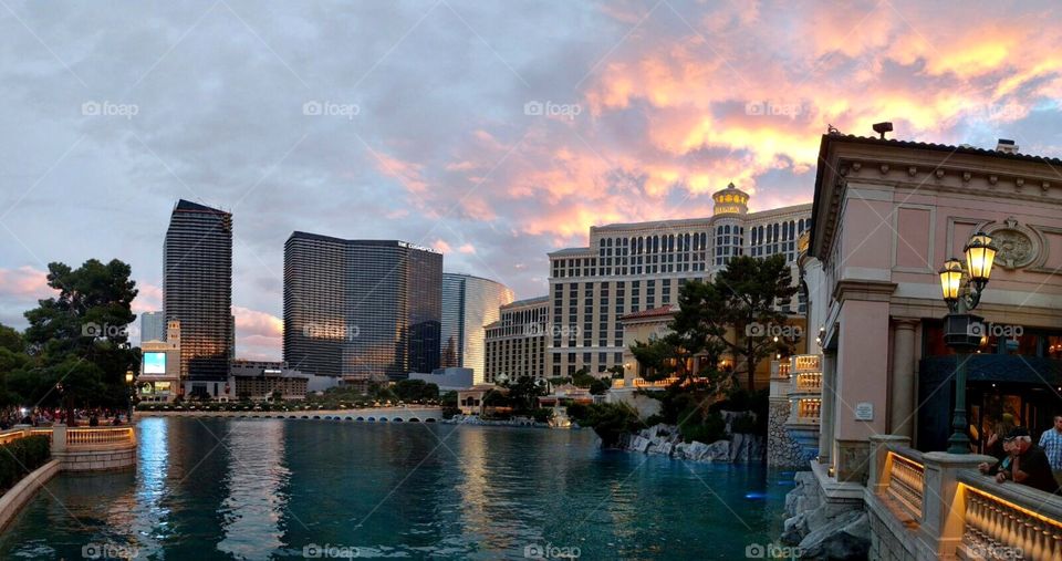 Las Vegas center of the strip! 