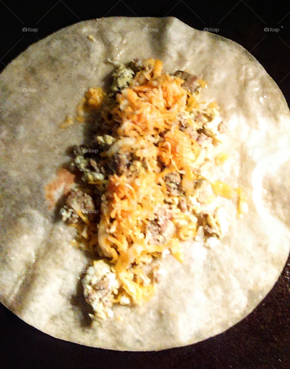 Homemade Breakfast Burrito