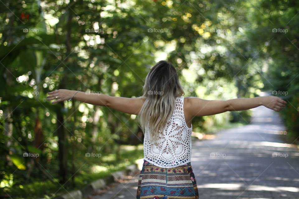 girl in nature