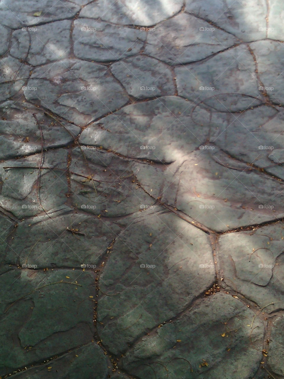 path design with stone slit wallpaper