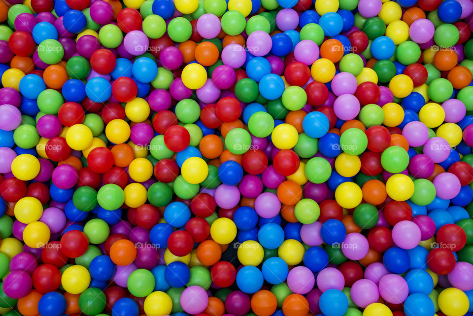 colorful ball and colorful of background